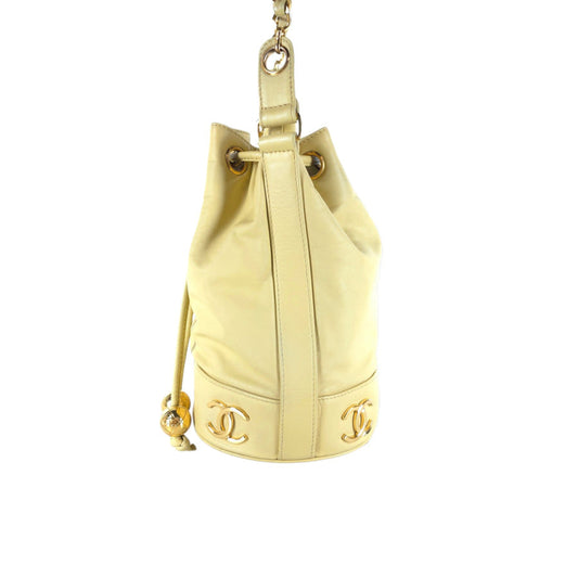Triple CC Logo Bucket Bag Shoulder Bag