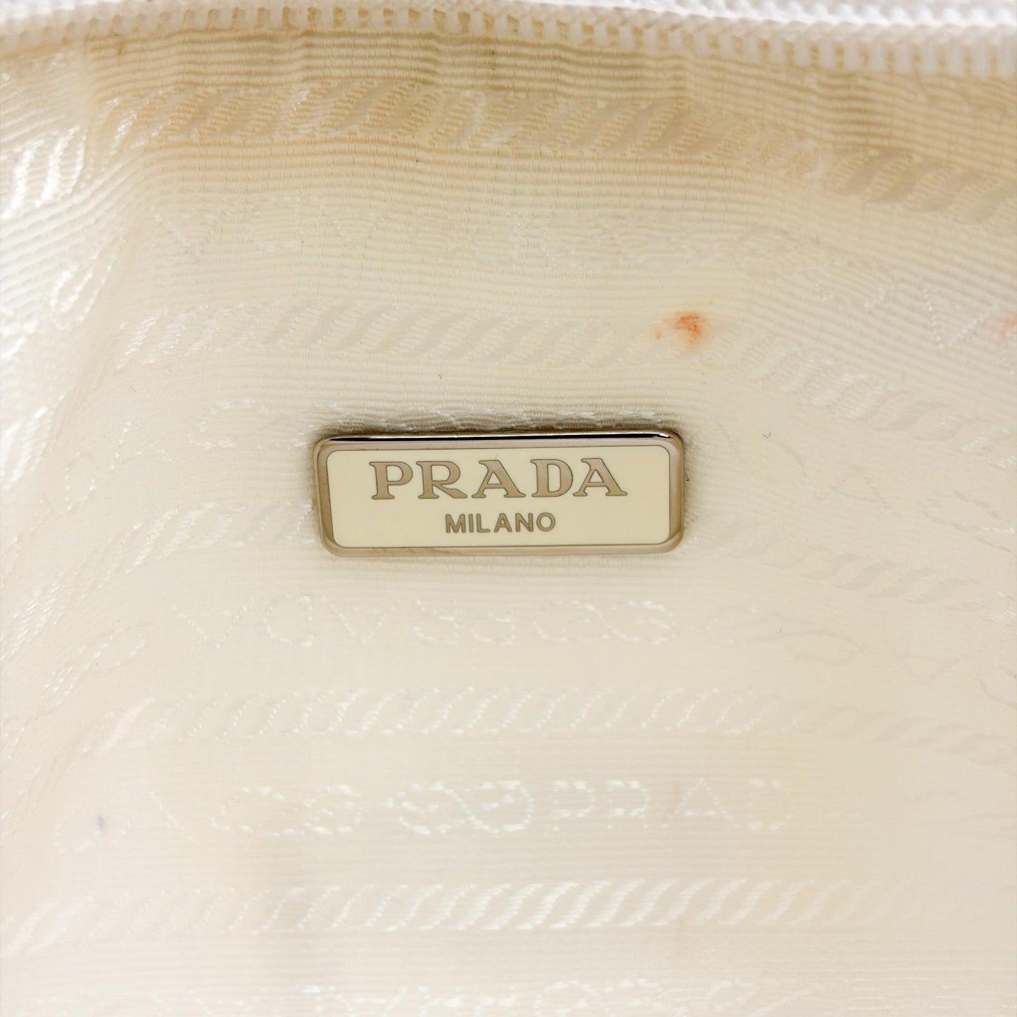 Prada Re-edition 2000 Nylon Mini Bag White