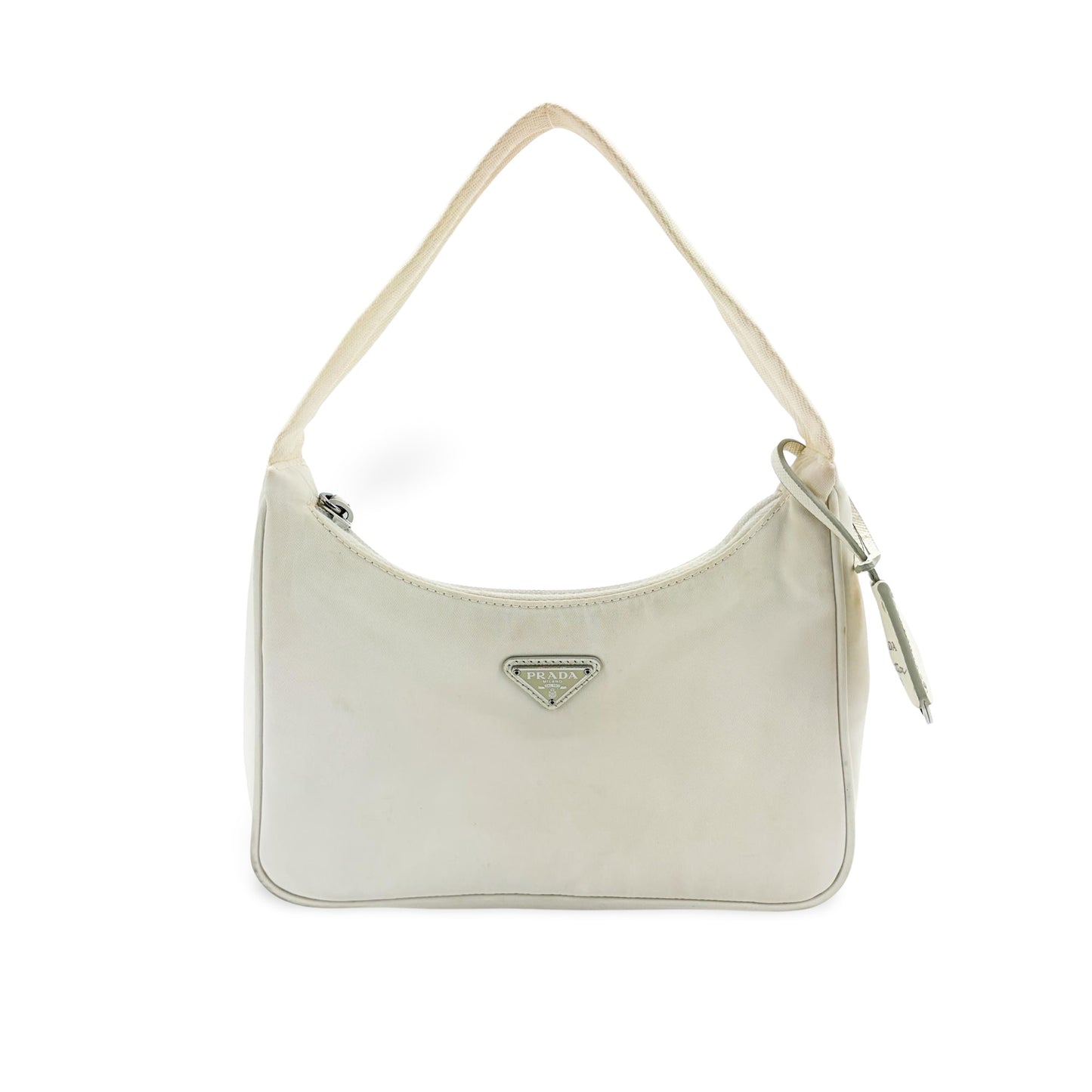 Prada Re-edition 2000 Nylon Mini Bag White