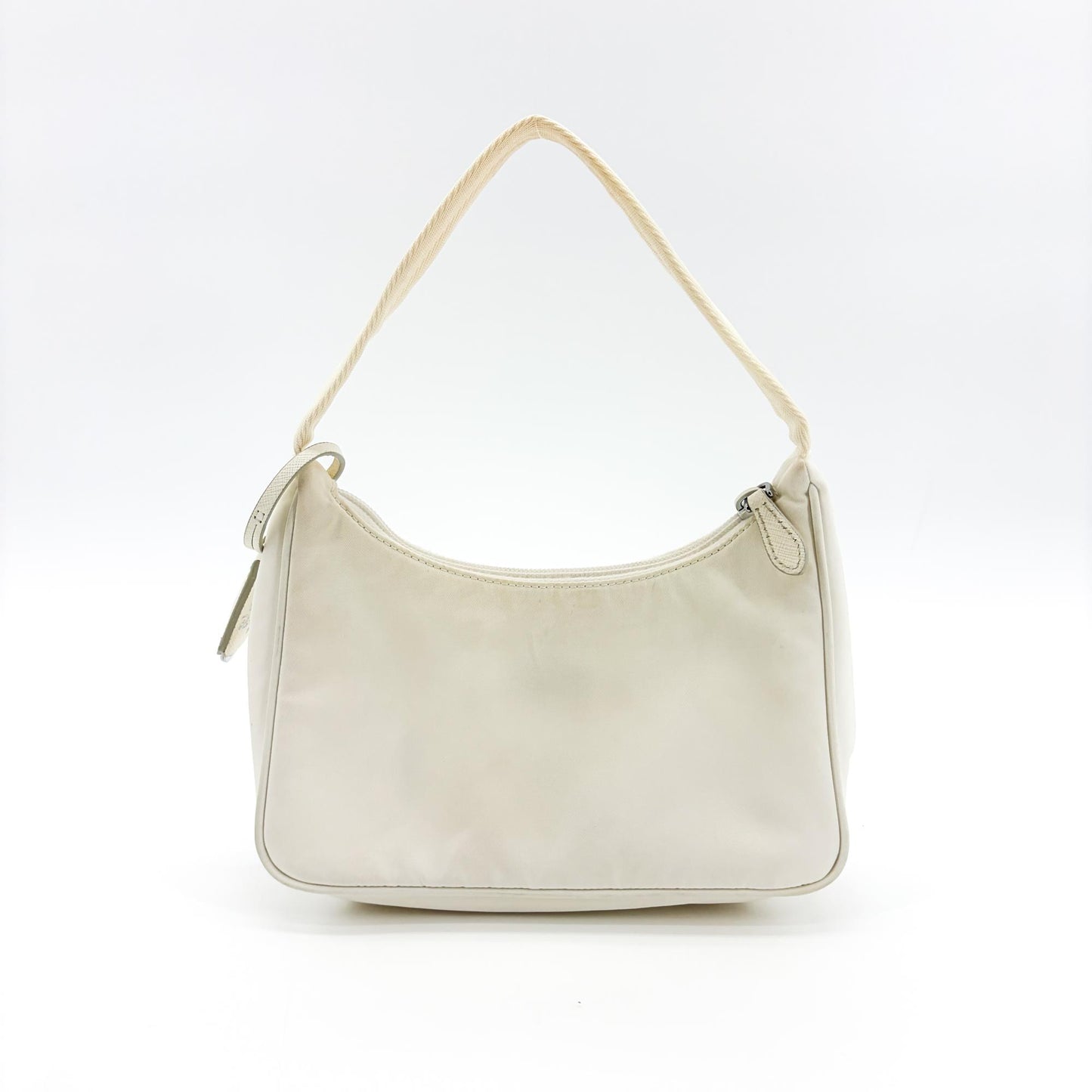 Prada Re-edition 2000 Nylon Mini Bag White