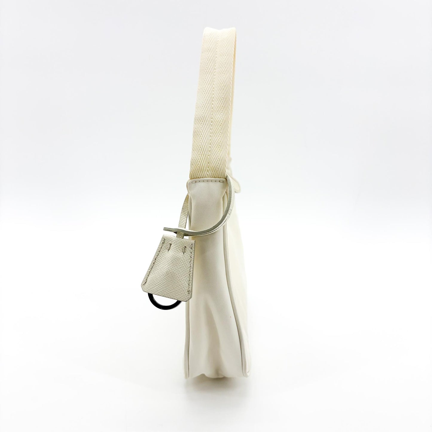 Prada Re-edition 2000 Nylon Mini Bag White