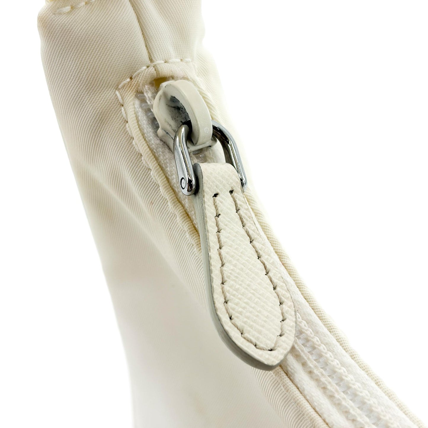 Prada Re-edition 2000 Nylon Mini Bag White