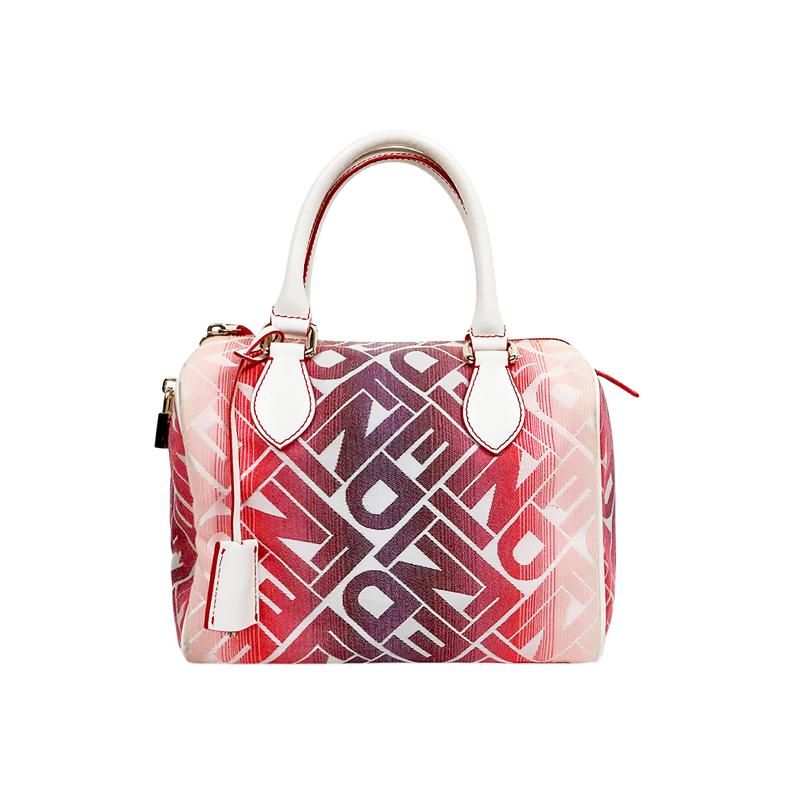 Fendi White Ombre Boston Bag