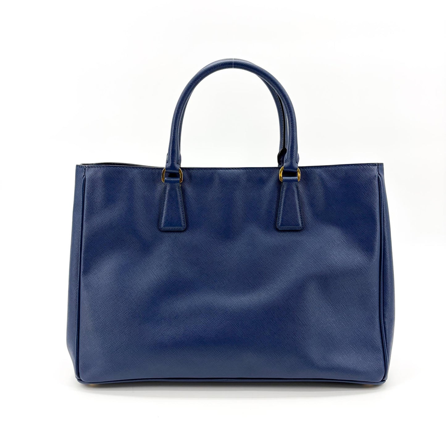 Prada Saffiano Luxe Tote Bag Medium Navy