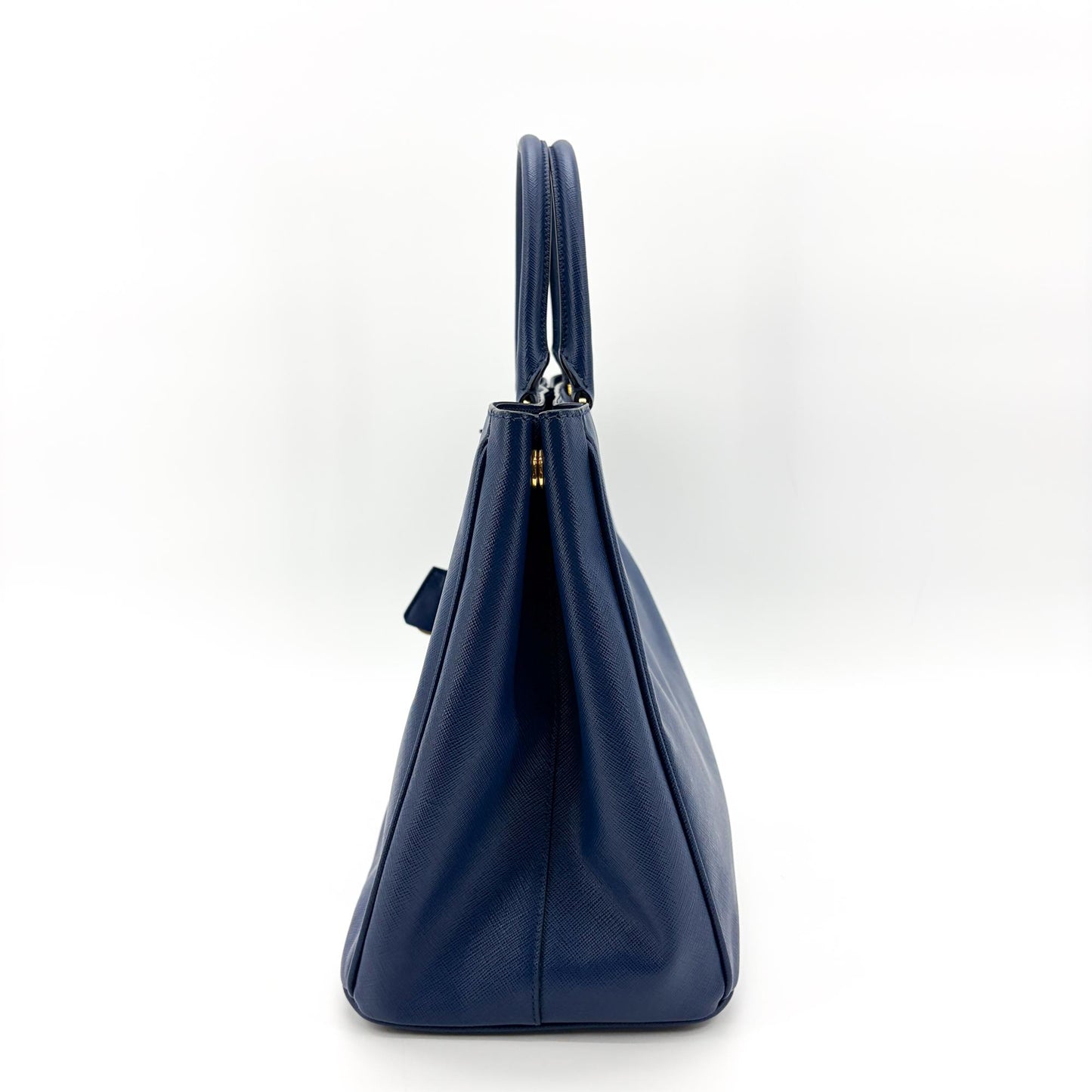 Prada Saffiano Luxe Tote Bag Medium Navy