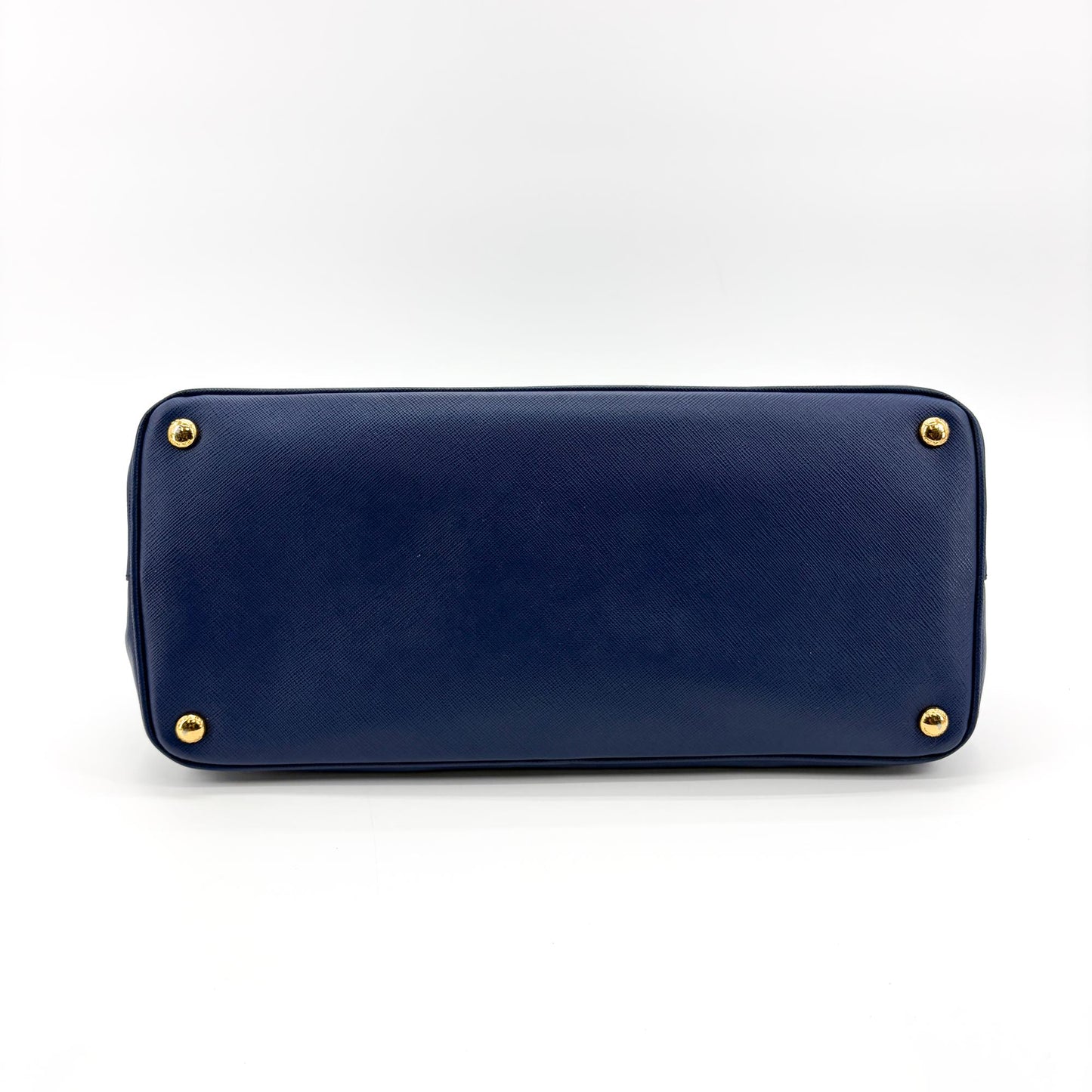 Prada Saffiano Luxe Tote Bag Medium Navy