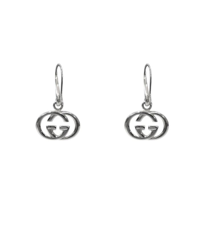 Gucci Interlocking G Silver Earrings