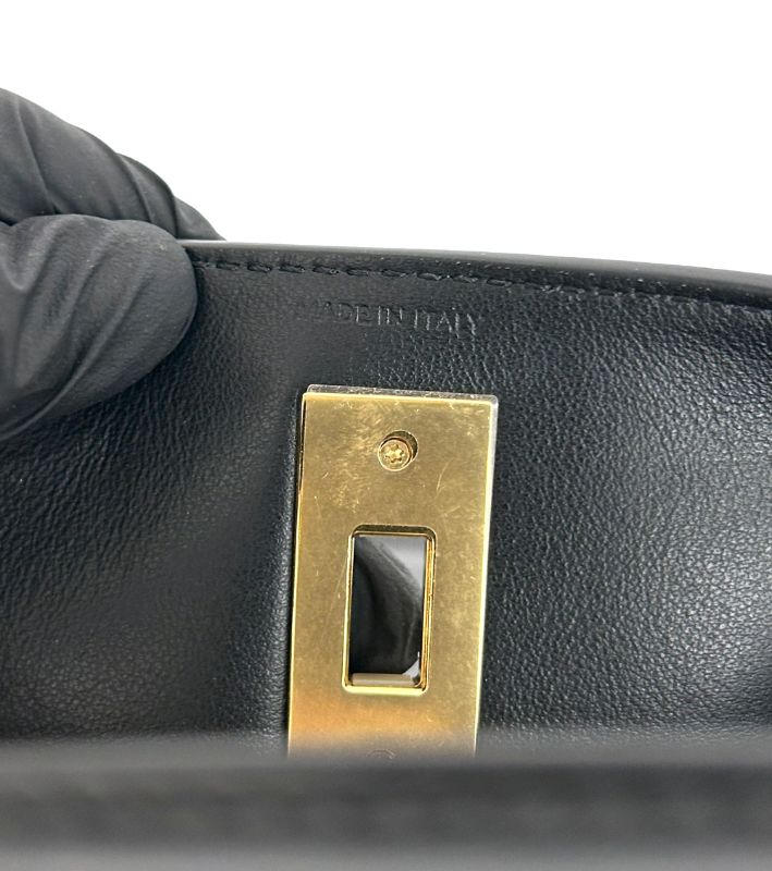 Celine Black Leather 16 Bucket Bag