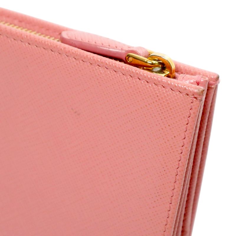 Prada Pink Saffiano Medium Wallet