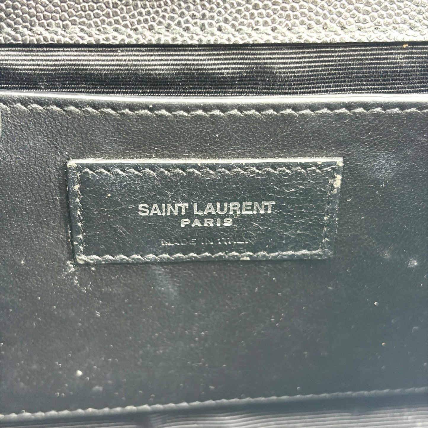 Saint Laurent Kate Medium Shoulder Bag Black with Silver Hardware