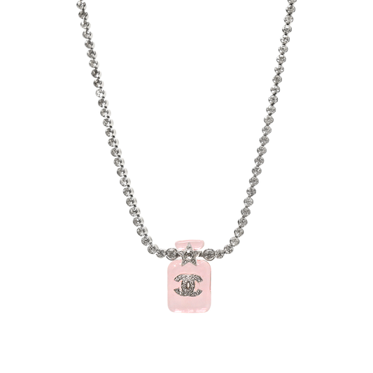 Chanel Crystal Bottle Necklace