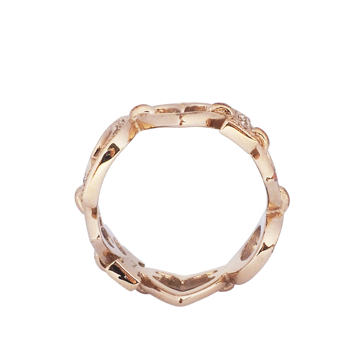 Dior crystal heart ring