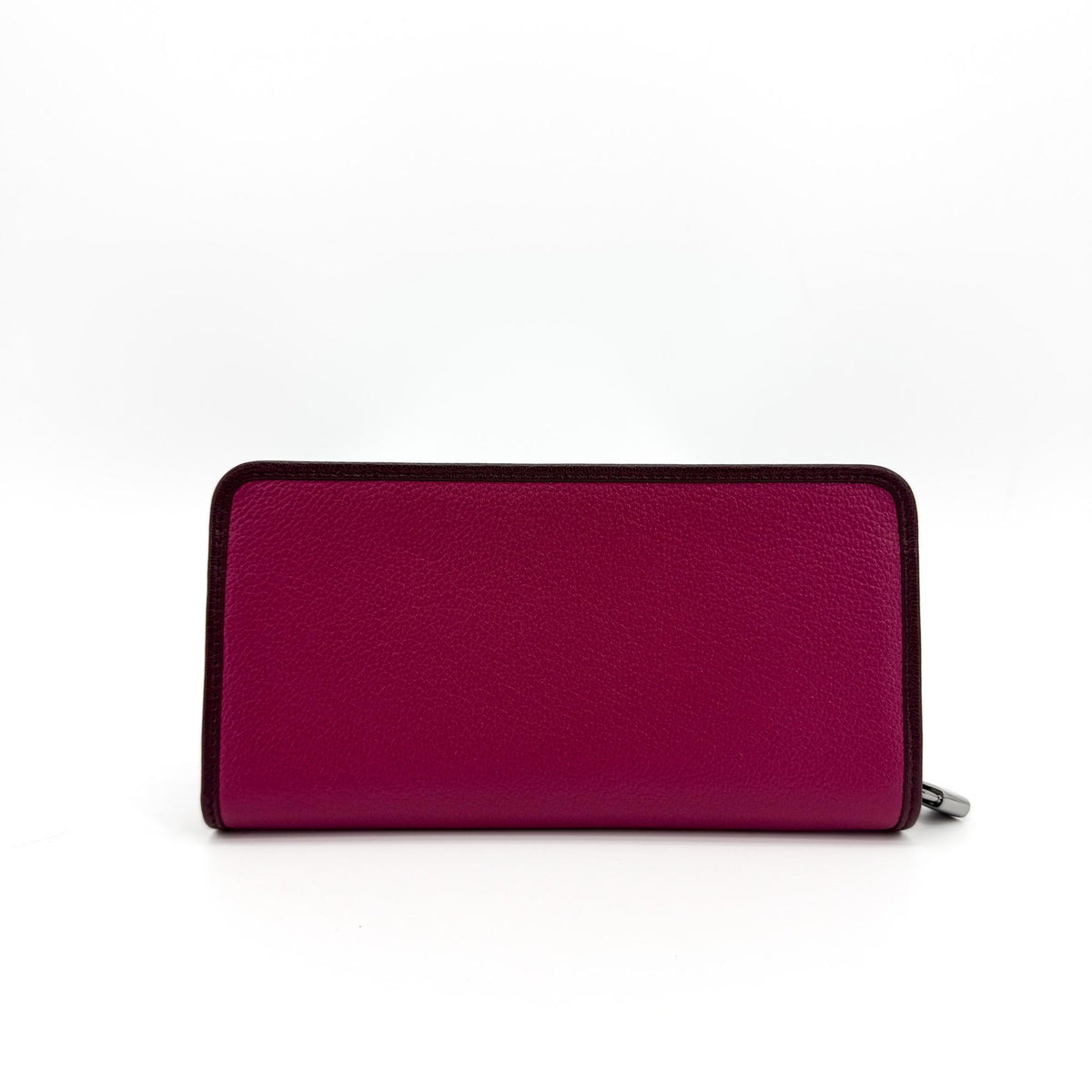 Loewe Anagram Zipper Around Long Wallet Magenta