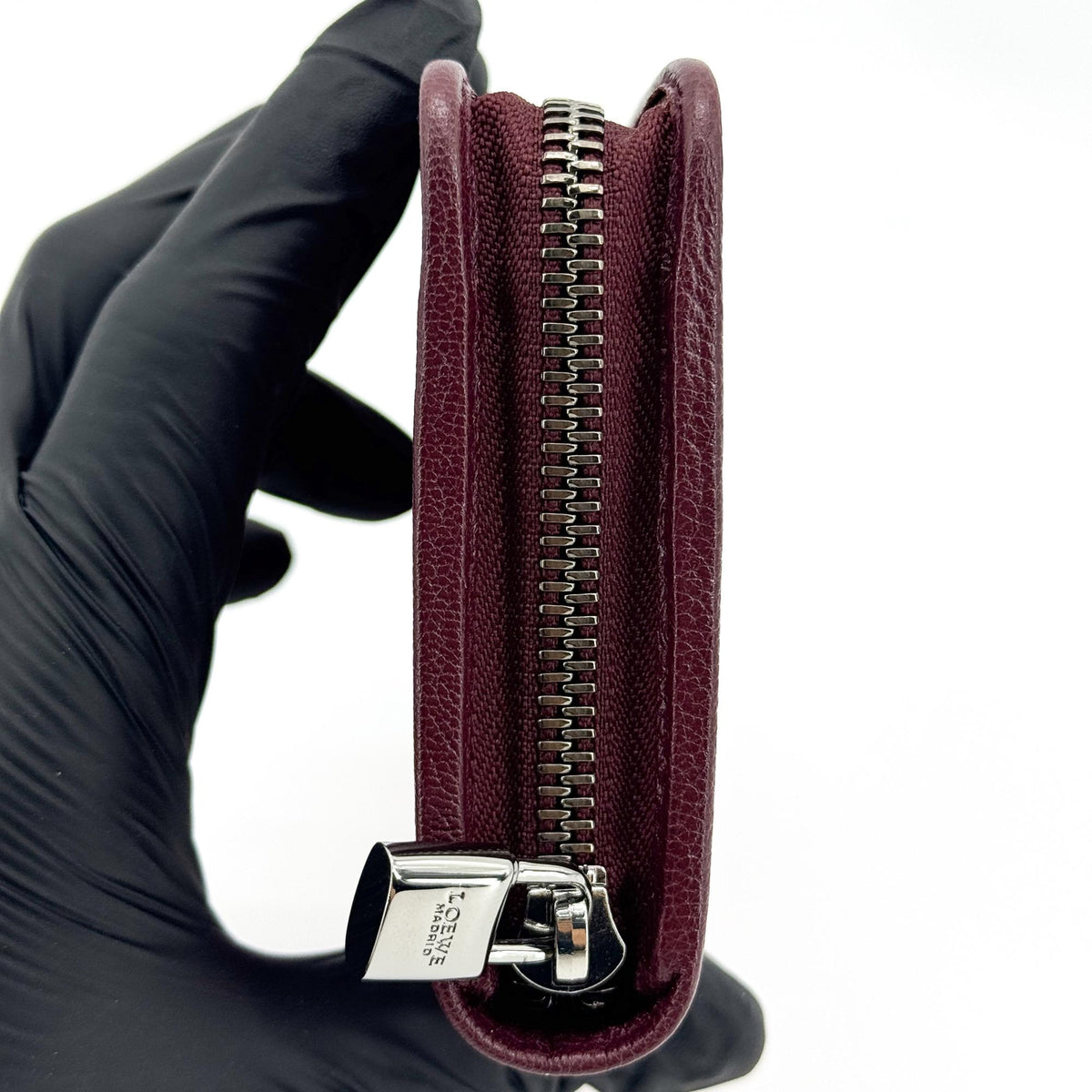 Loewe Anagram Zipper Around Long Wallet Magenta