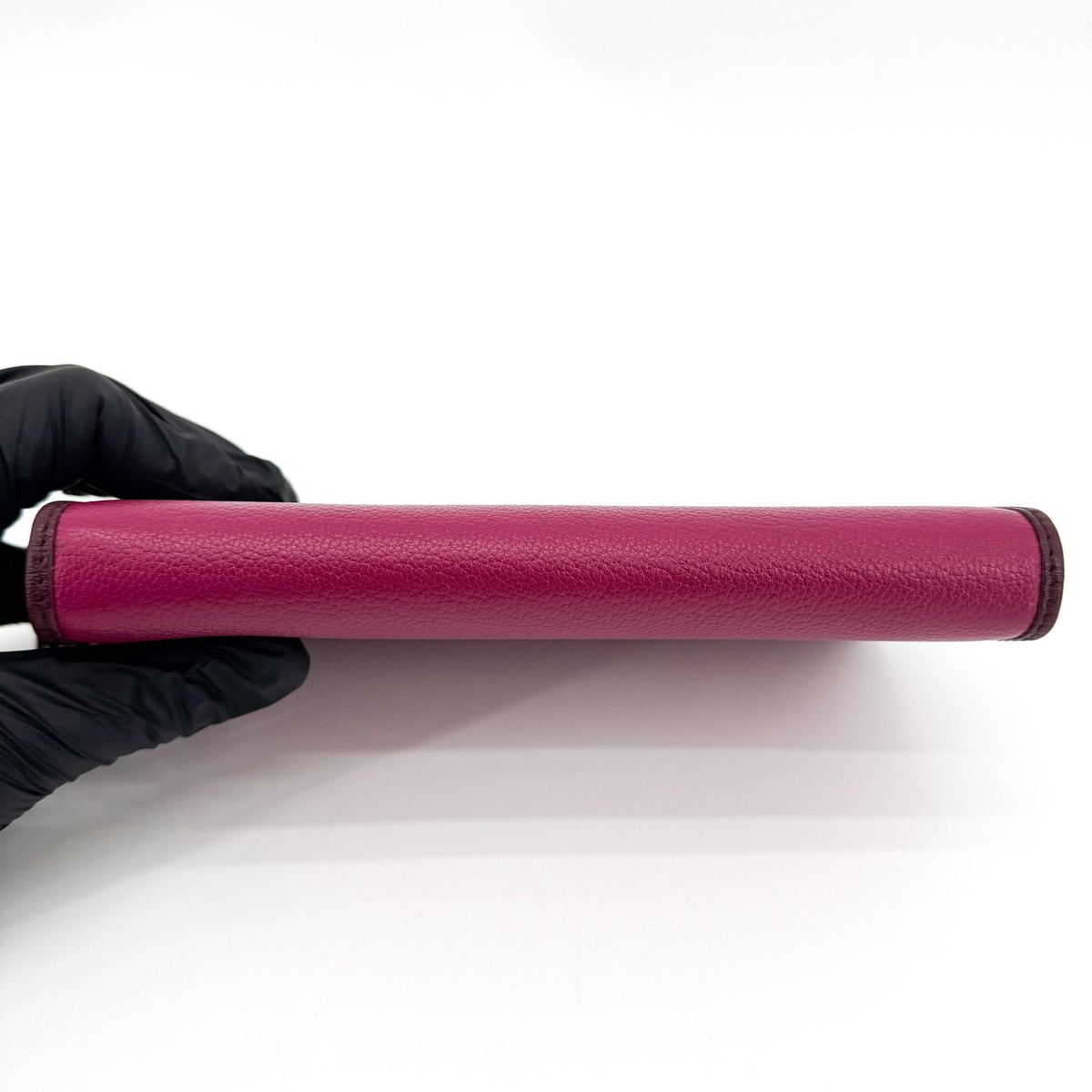 Loewe Anagram Zipper Around Long Wallet Magenta