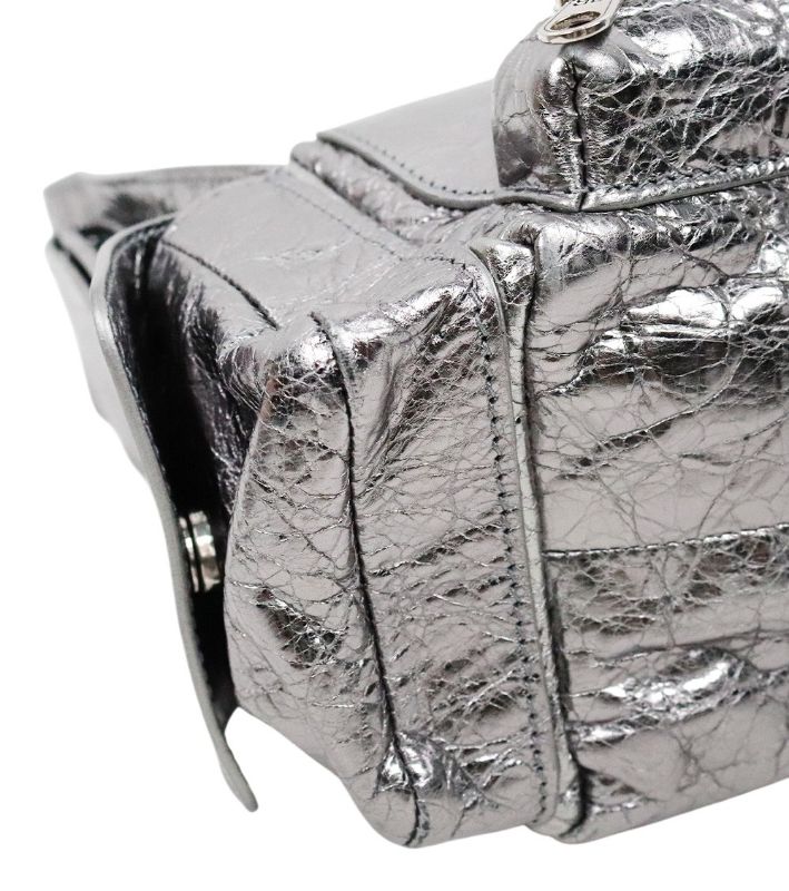 Balenciaga Silver Supervige XS Shoulder Bag