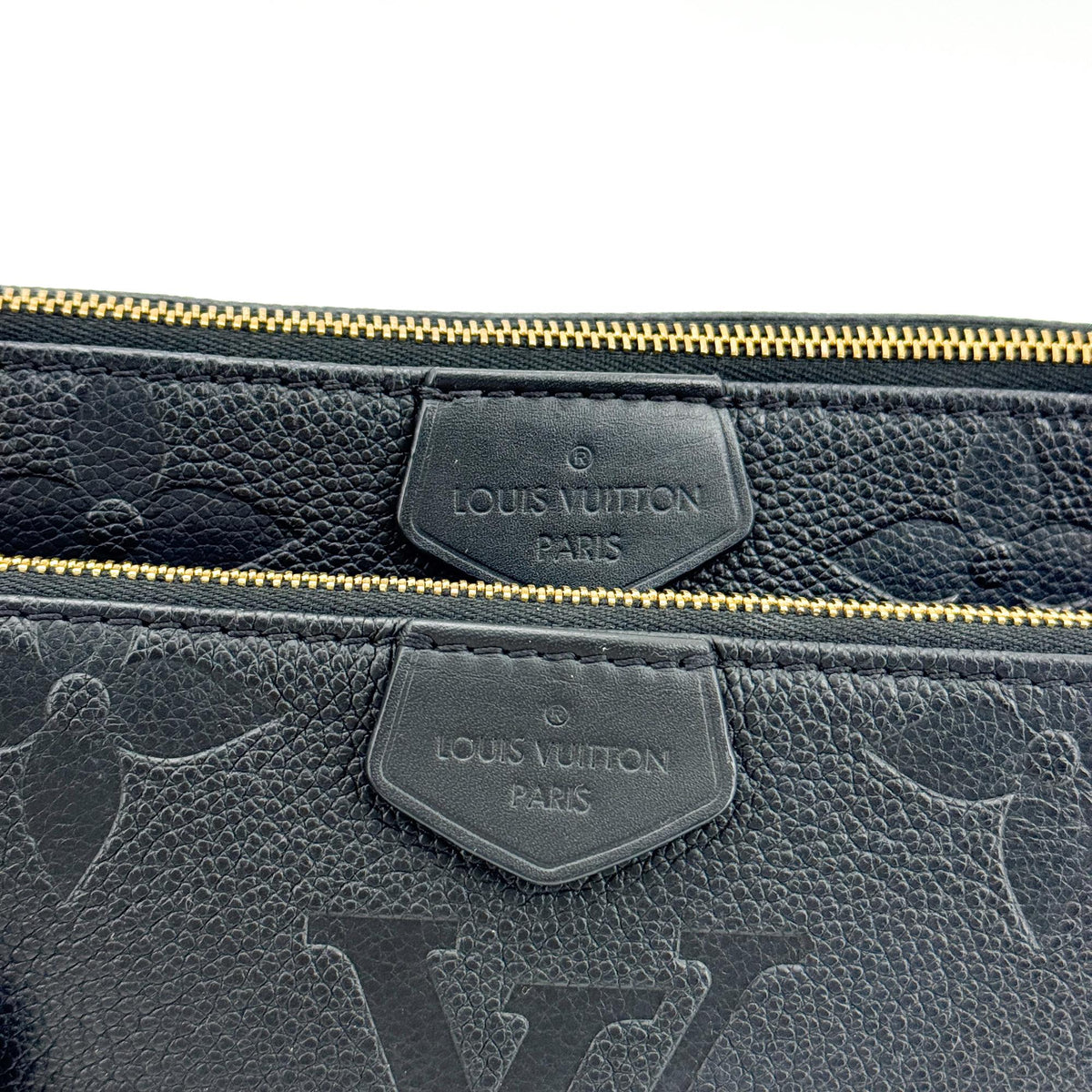 Louis Vuitton Monogram Empreinte Multi Pochette Accessoires Black