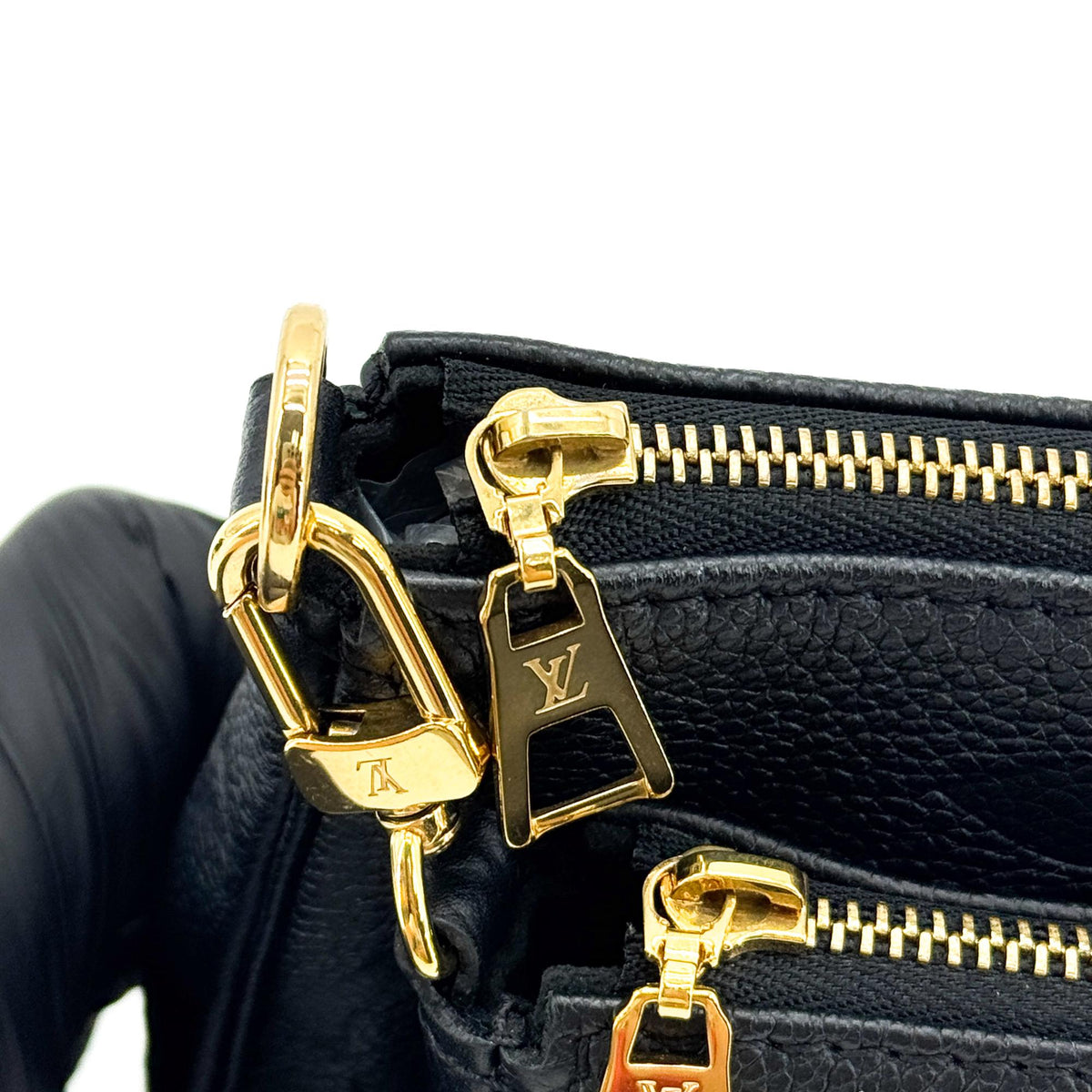 Louis Vuitton Monogram Empreinte Multi Pochette Accessoires Black