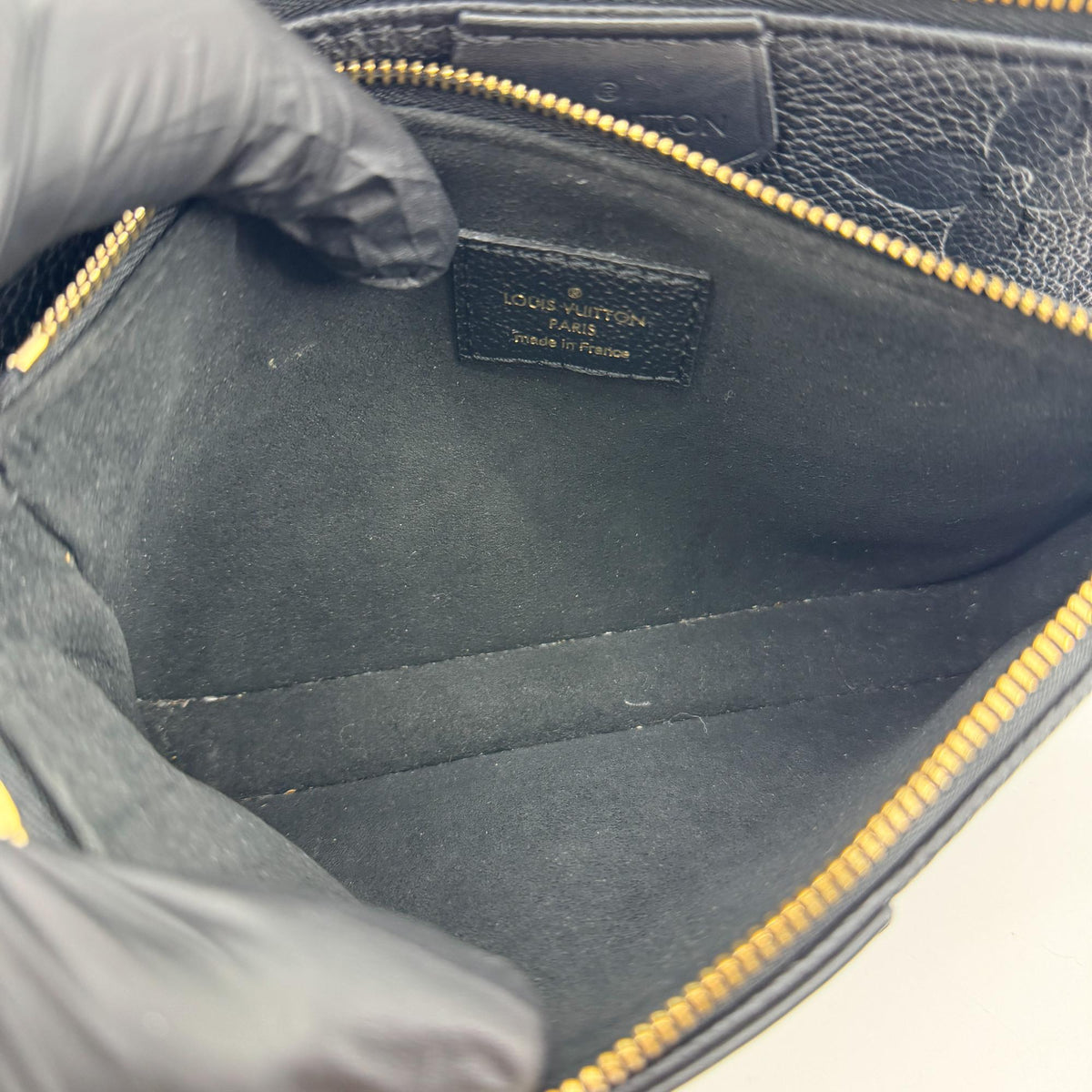 Louis Vuitton Monogram Empreinte Multi Pochette Accessoires Black
