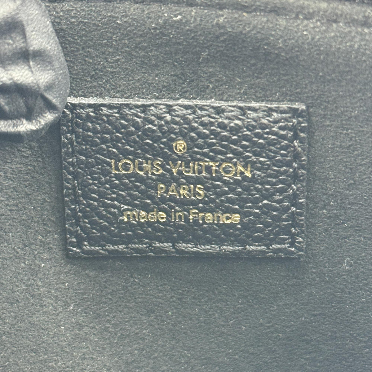 Louis Vuitton Monogram Empreinte Multi Pochette Accessoires Black