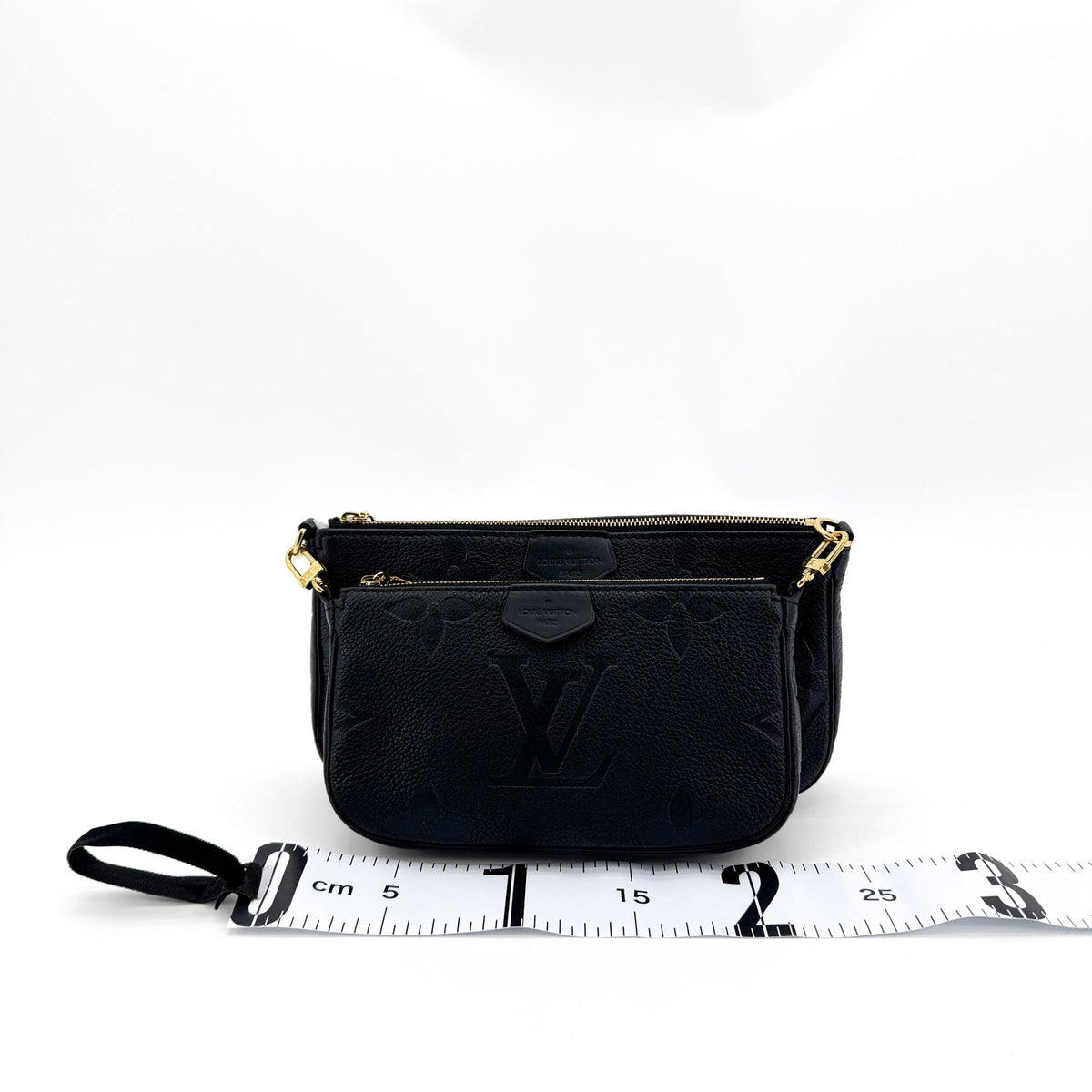 Louis Vuitton Monogram Empreinte Multi Pochette Accessoires Black