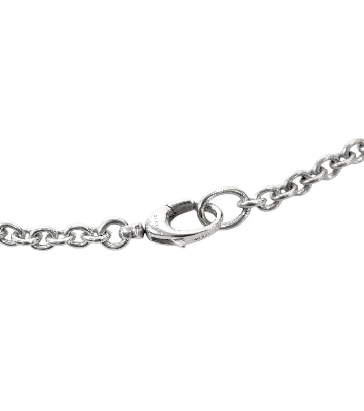 Gucci Interlocking G Silver Necklace