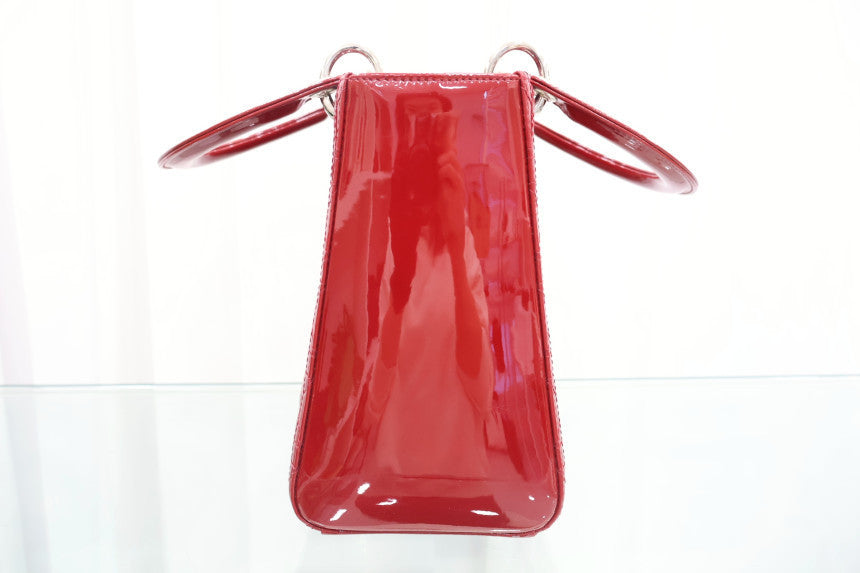 Lady Patent Medium Tote Shoulder Bag VRB44551