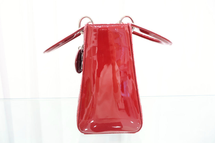 Lady Patent Medium Tote Shoulder Bag VRB44551