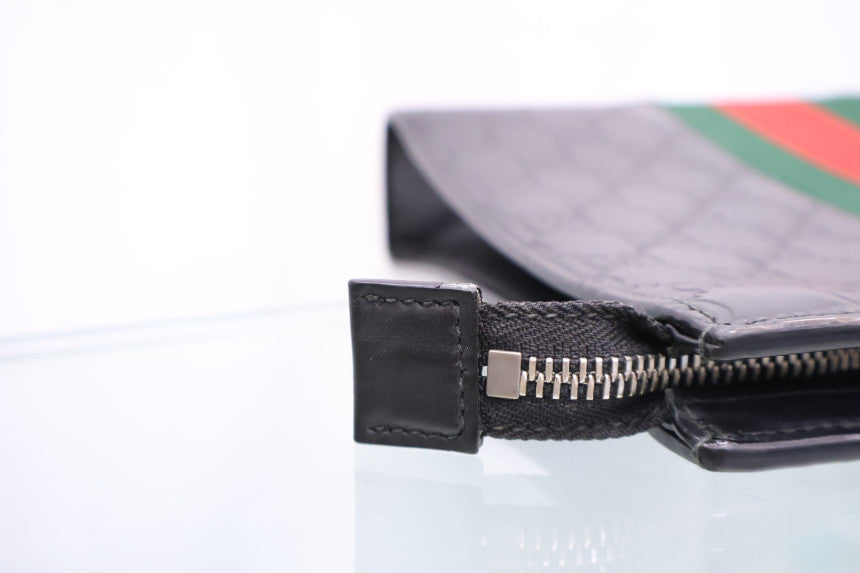 GG Supreme Web Clutch 475316