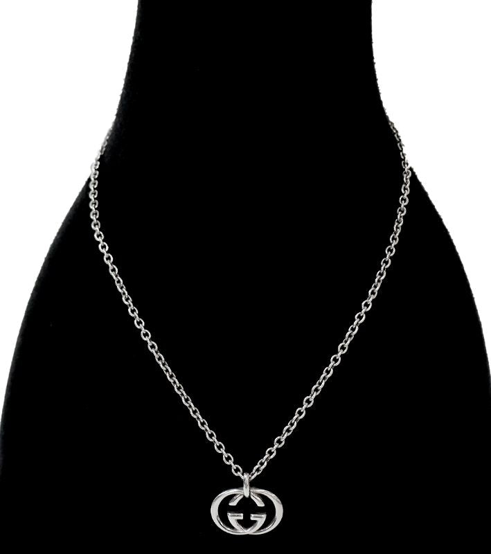 Gucci Interlocking G Silver Necklace