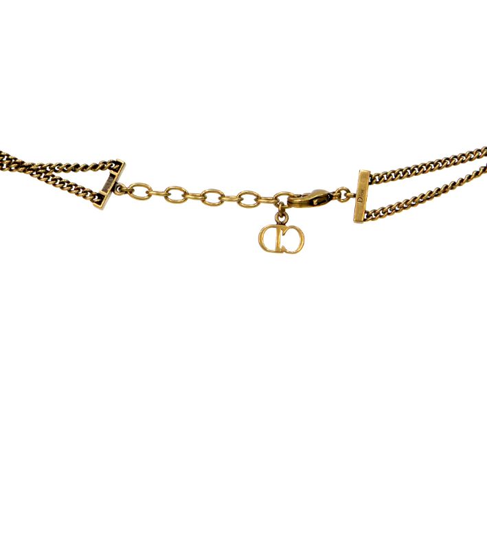 Dior Zadig & Gabrielle Gold Choker Necklace