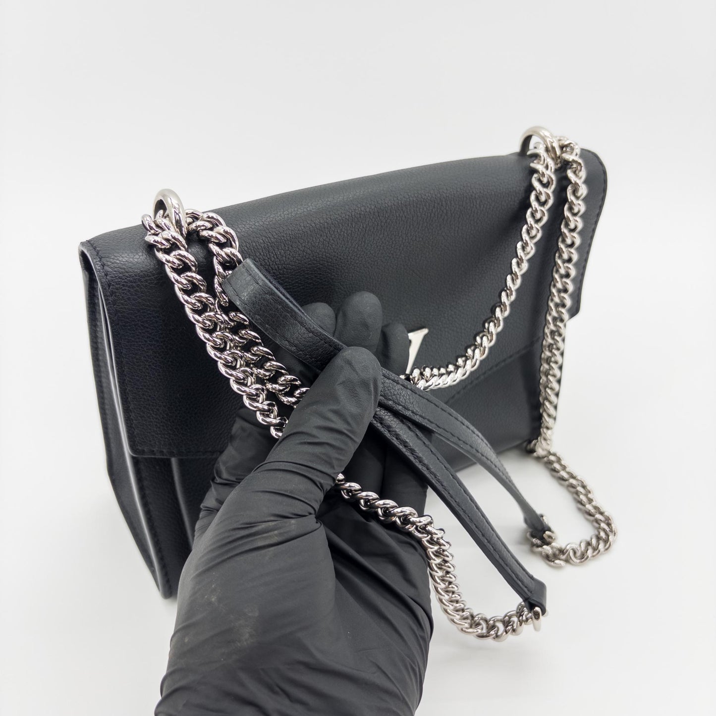 Louis Vuitton My Lock Me Chain Bag Black