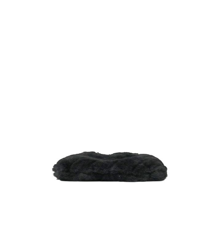 Chanel Navy Shearling Tote