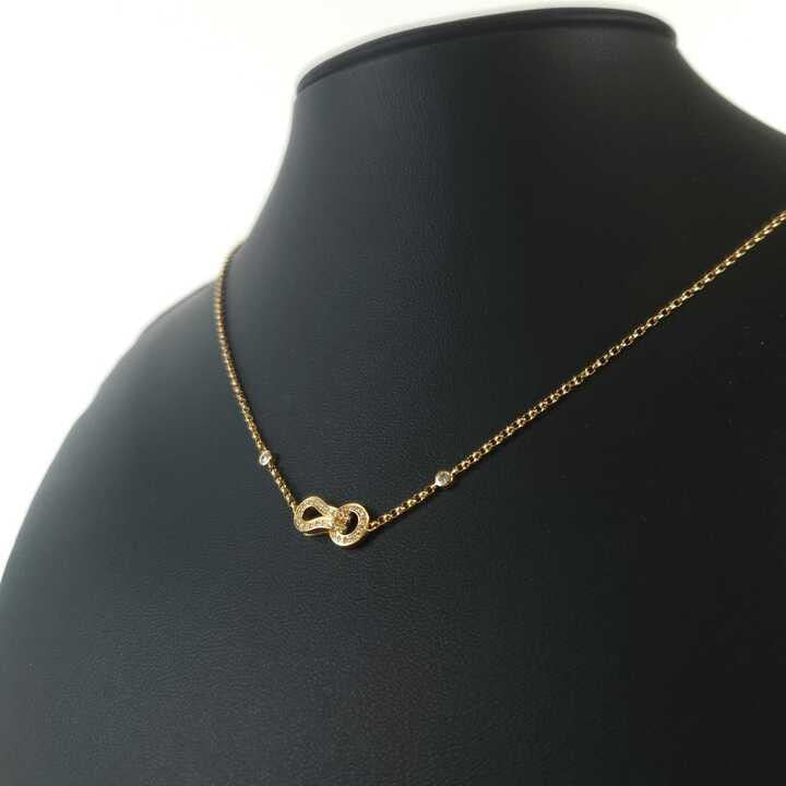 Agraff diamond necklace