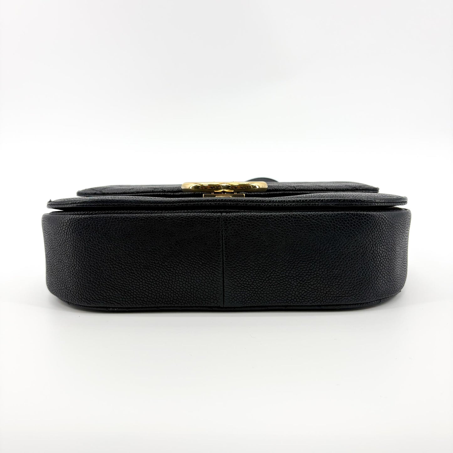 Chanel Coco Curve Flap Bag Medium Black Gold Hardware