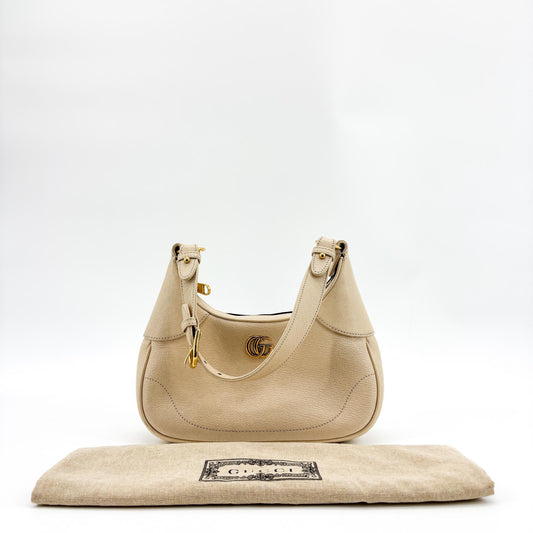 Gucci Aphrodite Small Shoulder Bag Beige