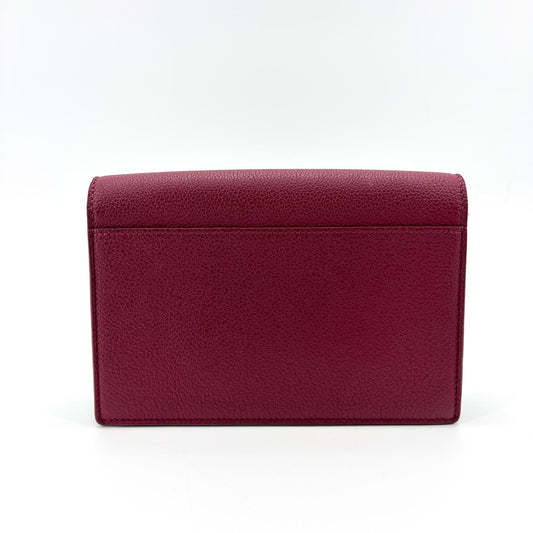 Louis Vuitton Sac chaîne My Lock Me bordeaux beige