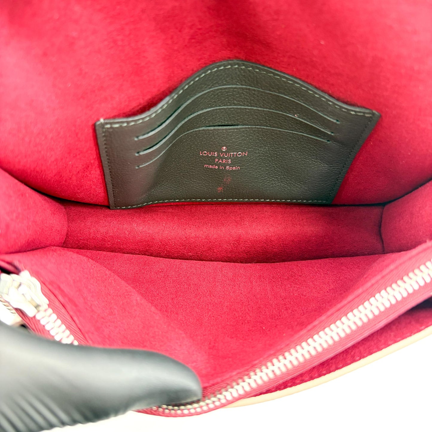 Louis Vuitton MyLockMe Chain Bag Burgundy Beige
