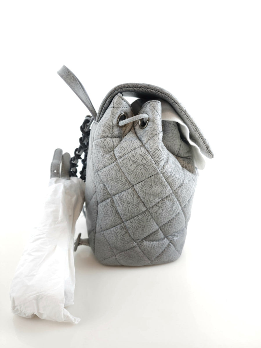 24C CC Flap Gradient Chain Backpack AS4618