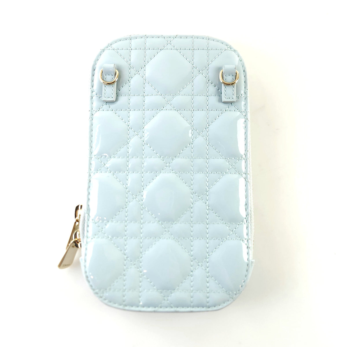 Patent Lady Phone Holder Crossbody Bag