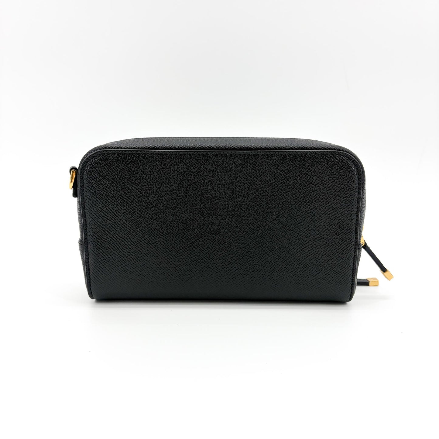 Dior 30 Montaigne 2-in-1 Pouch Black Grain Calfskin