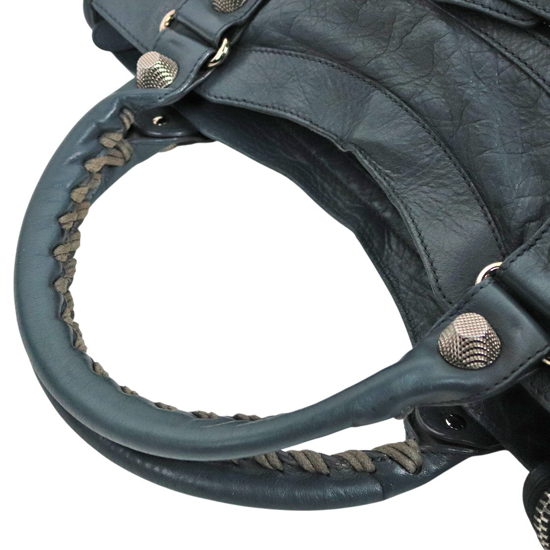 Balenciaga Dark Gray Giant Motor Bag