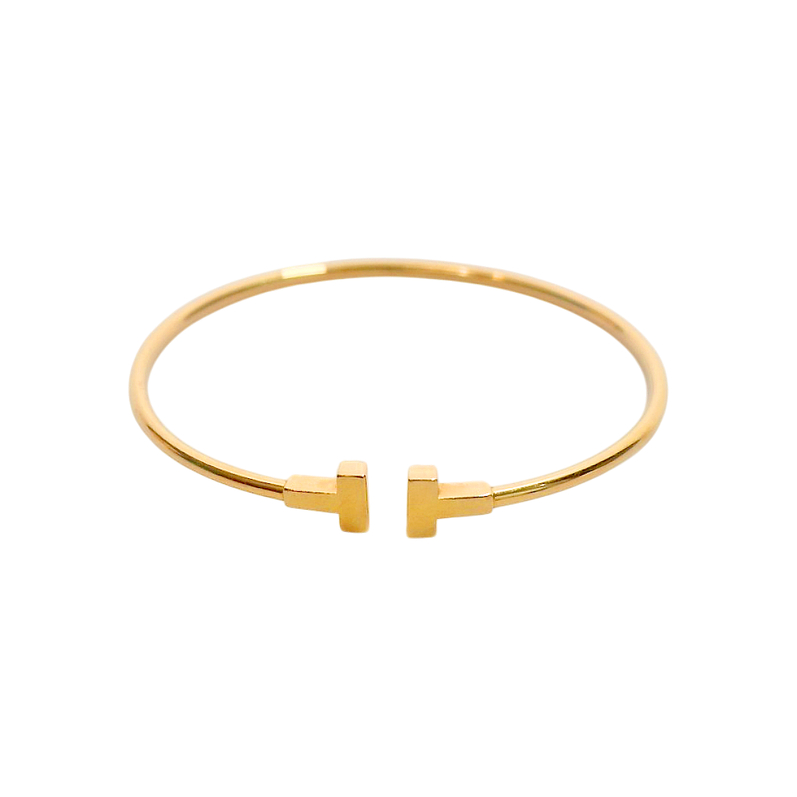 Tiffany 18K Narrow Wire Bracelet