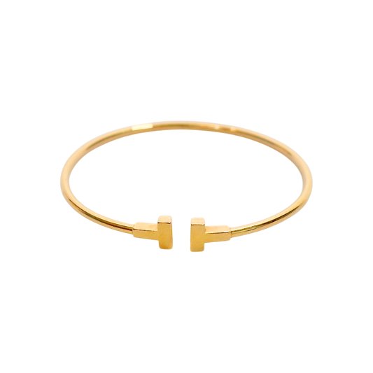 Tiffany 18K Narrow Wire Bracelet