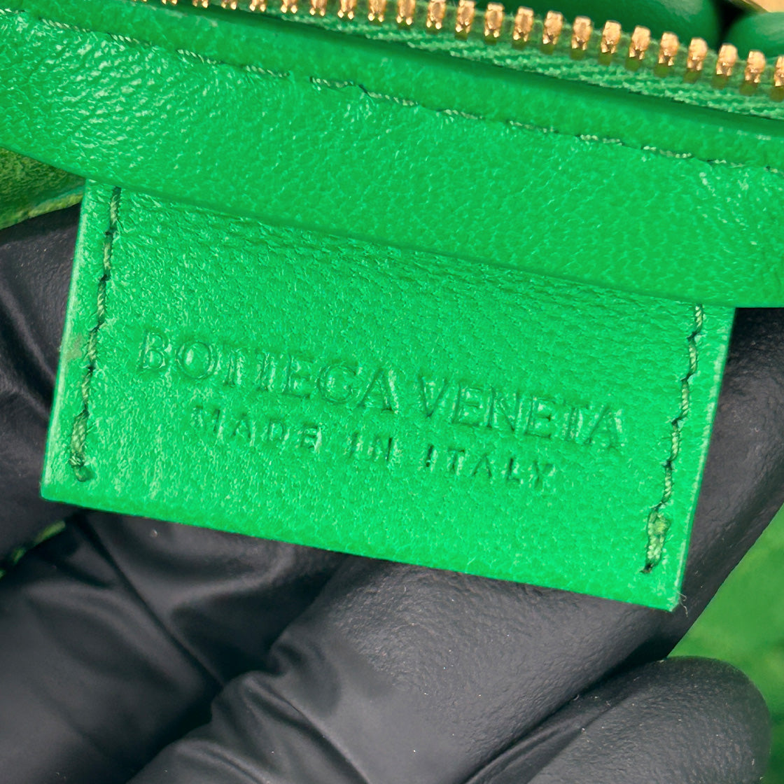 Bottega Veneta Green Turn Pouch Bag