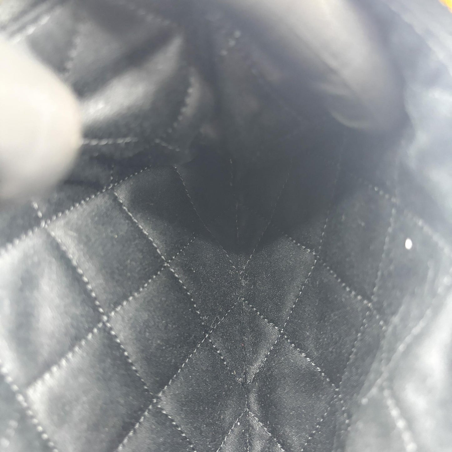 Chanel 22 Medium Shoulder Bag Black with Gold Hardware