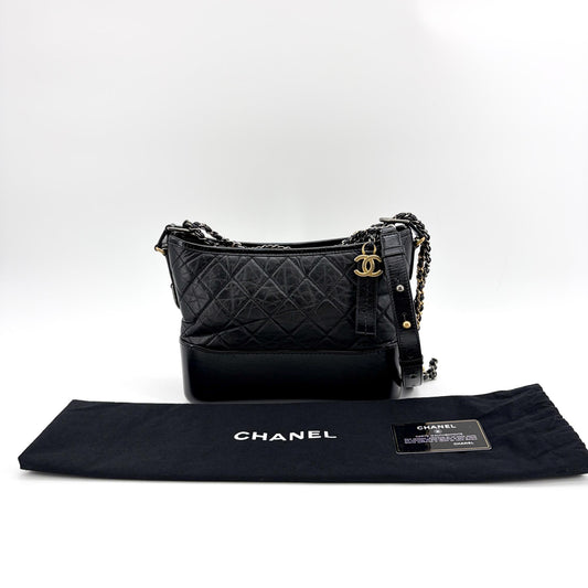 Sac Hobo Chanel Gabrielle Petit Modèle Noir