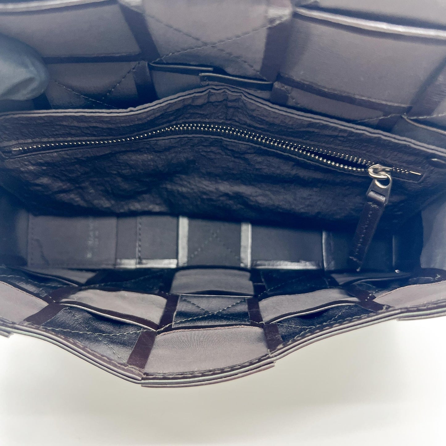 Bottega Veneta Intrecciato Cassette Bag Black with Silver Hardware