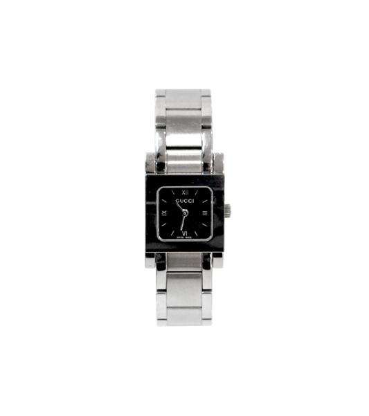 Gucci 19mm 7900P Square Quartz Steel Watch