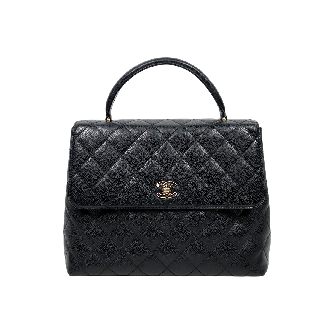 Chanel Black Caviar Coco Handle